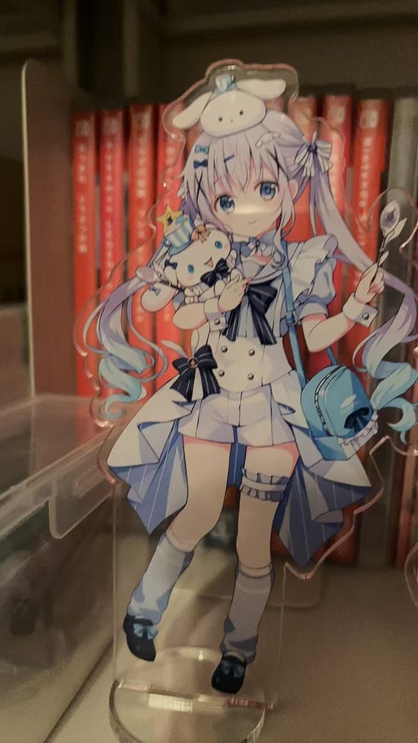 GochiUsa Sanrio Acrylic Stand, about 15cm - Image 3
