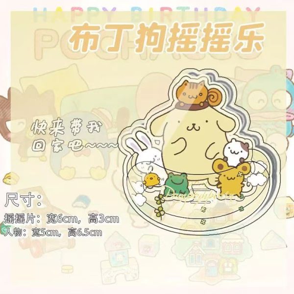 Sanrio Character Shake Acrylic Stand Desktop Decorations, about 6cm*3cm - Image 4