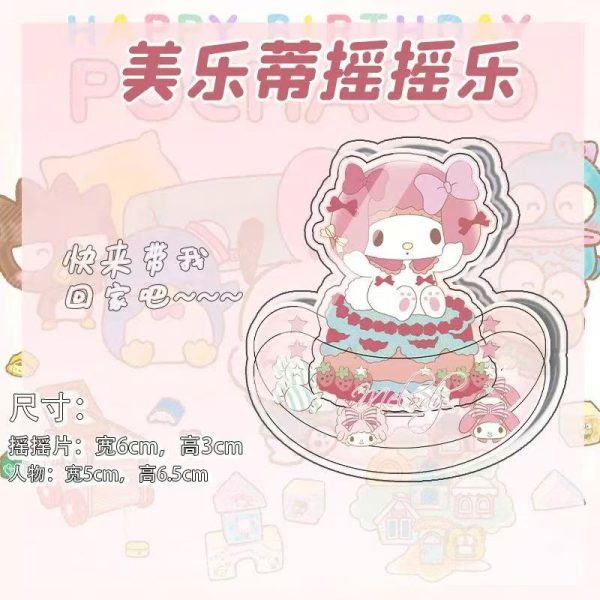 Sanrio Character Shake Acrylic Stand Desktop Decorations, about 6cm*3cm - Image 6