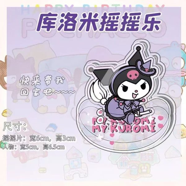 Sanrio Character Shake Acrylic Stand Desktop Decorations, about 6cm*3cm - Image 7