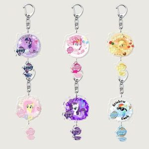 My Little Pony Acrylic Keychain, Cute Doll Accessories