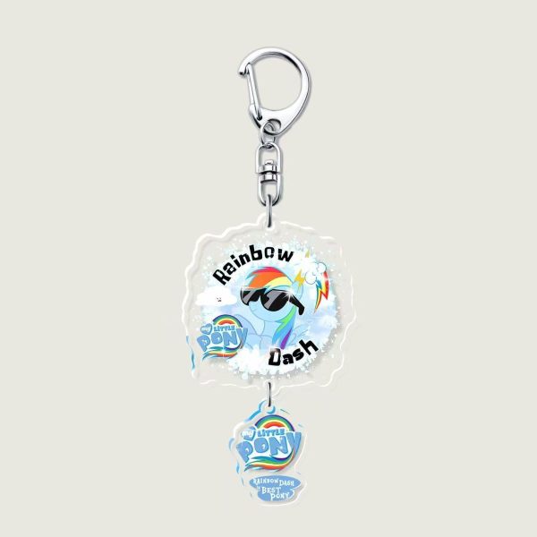 My Little Pony Acrylic Keychain, Cute Doll Accessories - Image 2