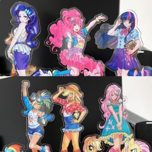 My Little Pony Comic Adaptation Acrylic Stand Set C, about 10cm