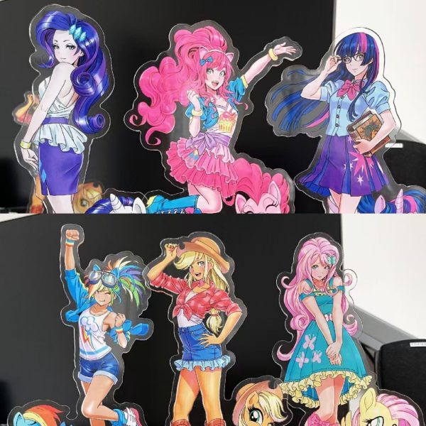 My Little Pony Comic Adaptation Acrylic Stand Set C, about 10cm