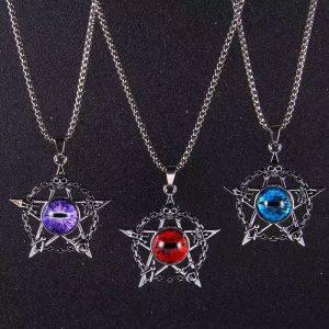 Retro Style Evil Eye Necklace