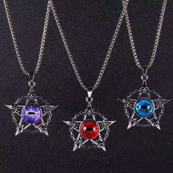 Retro Style Evil Eye Necklace
