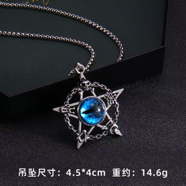 Retro Style Evil Eye Necklace - Image 5