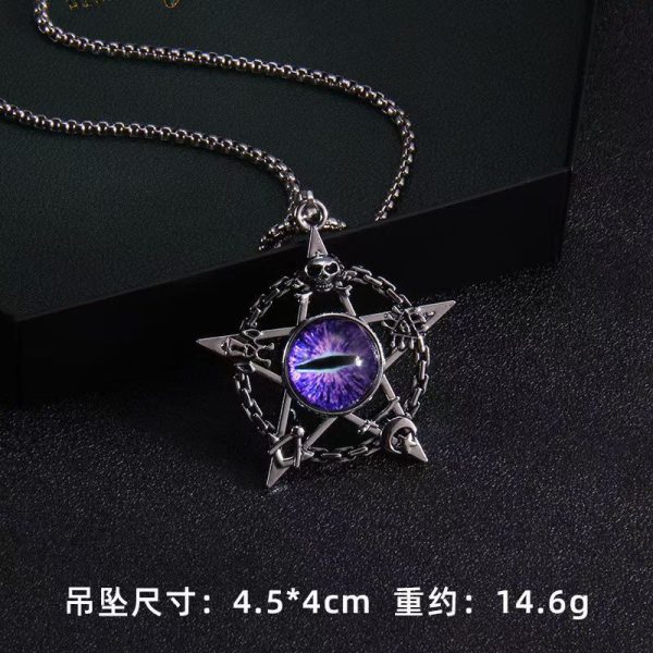 Retro Style Evil Eye Necklace - Image 6