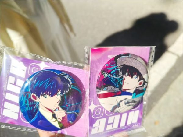 Detective Conan Reflective Badge 75mm - Image 2