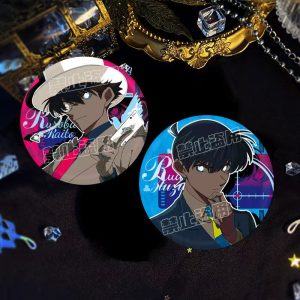 Detective Conan Reflective Badge 75mm
