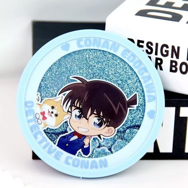 Detective Conan Quicksand Silicone Anti-slip Coaster