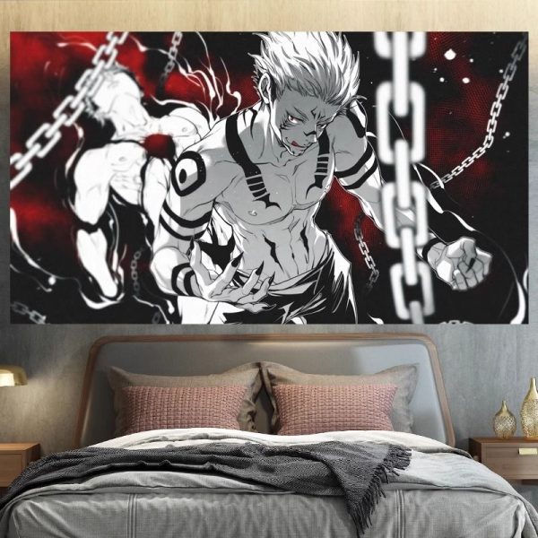 Jujutsu Kaisen Wall cloth background cloth 100*70cm - Image 2