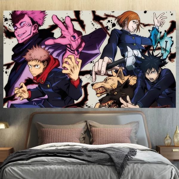 Jujutsu Kaisen Wall cloth background cloth 100*70cm - Image 10