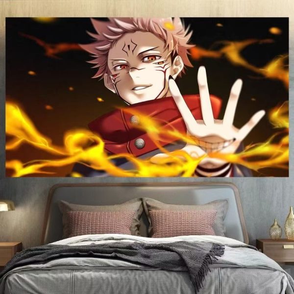 Jujutsu Kaisen Wall cloth background cloth 100*70cm - Image 16