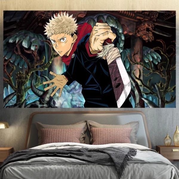 Jujutsu Kaisen Wall cloth background cloth 100*70cm - Image 18