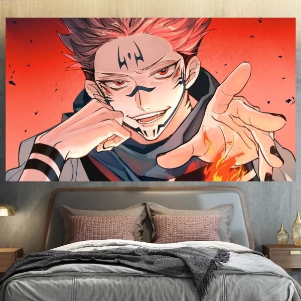 Jujutsu Kaisen Wall cloth background cloth 100*70cm - Image 24