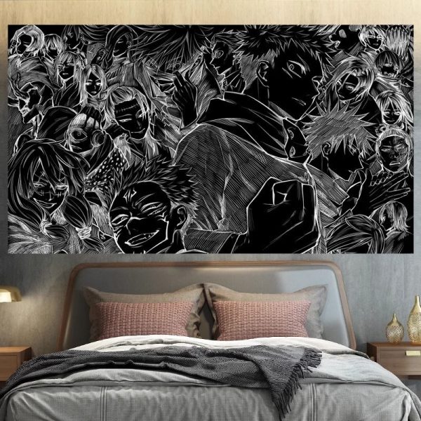 Jujutsu Kaisen Wall cloth background cloth 100*70cm - Image 9