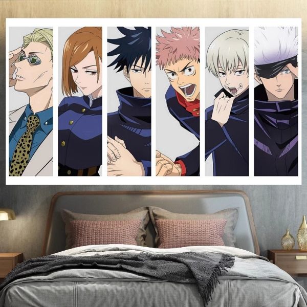 Jujutsu Kaisen Wall cloth background cloth 100*70cm - Image 34