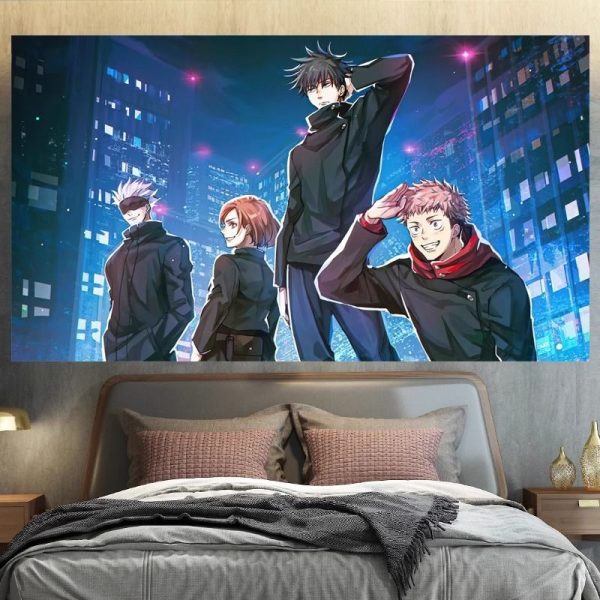 Jujutsu Kaisen Wall cloth background cloth 100*70cm - Image 35