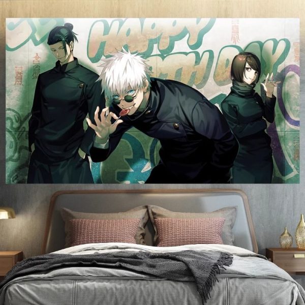 Jujutsu Kaisen Wall cloth background cloth 100*70cm - Image 38